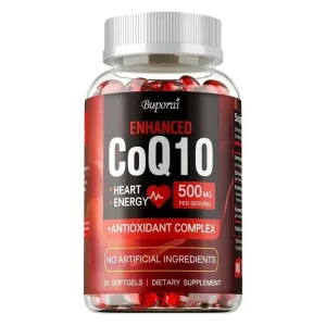 CoQ10 Heart Health Supplement Capsules