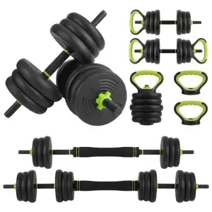 4-In-1 Adjustable Dumbbell Set