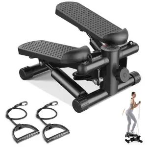 Mini Stepper With Resistance Bands
