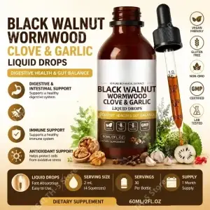 Black Walnut Wormwood Herbal Drops