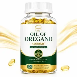 Oregano Oil Herbal Supplement Capsules
