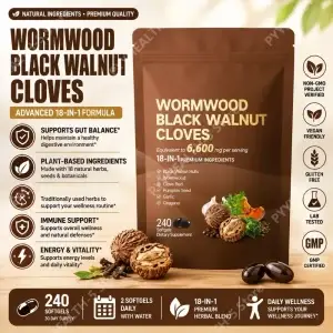 Black Walnut Wormwood Herbal Softgels